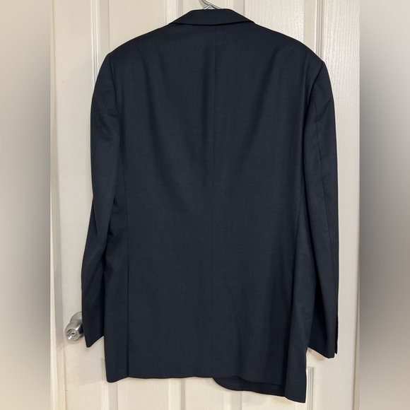 Bruno Magli Roma Blazer | Made in Italy | 100% Wool Super 100’s | Navy Size 44 L - Picture 8 of 11